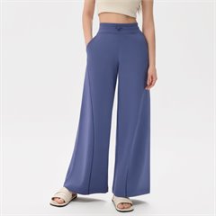 AYM037405 High-Waist Wide-Leg Pants with Side Pockets Aoyema wholesale