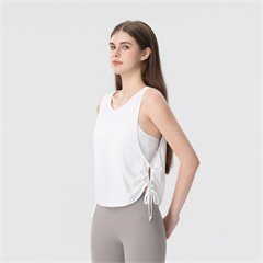 AYM044568 Loose Casual Yoga Vest Sleeveless Workout Top Breathable Fitness Aoyema wholesale