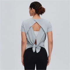 AYM038225 Quick Dry Breathable Yoga T-Shirt Aoyema wholesale