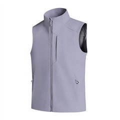 AYM038804 Softshell Vest Windproof Warm Stand-Up Collar Sleeveless Aoyema wholesale