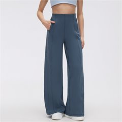 AYM041311 High-Waist Wide-Leg Straight Pants Aoyema wholesale