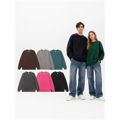 AYM043753 Heavyweight 360g Washed Vintage Crewneck Sweatshirt Aoyema wholesale