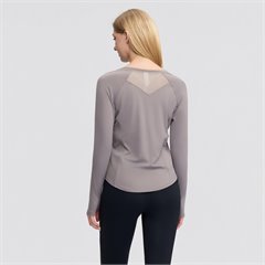AYM043947 Plus Size Long Sleeve Yoga Top Quick Dry Breathable Slim Fit Aoyema wholesale