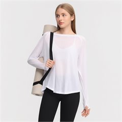 AYM043948 Long Sleeve Yoga Top UV Protection Aoyema wholesale