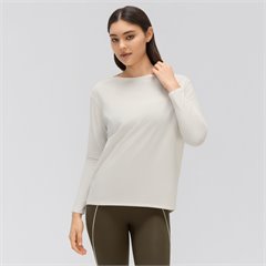 AYM043943 Relaxed Fit Long Sleeve Yoga Top Breathable Fitness Aoyema wholesale