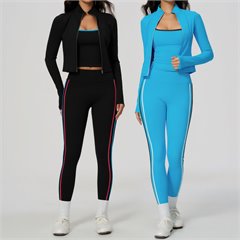 AYM044580 Naked Feel Yoga Set Quick Dry 3-Piece Aoyema wholesale