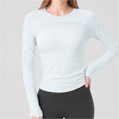 AYM044514 Nylon Long-Sleeve Fitted Quick Dry Breathable Yoga Top High-Elastic Skin-Friendly Aoyema wholesale