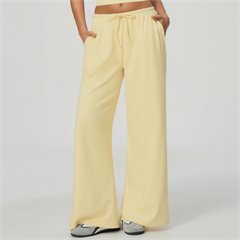 AYM044579 High-Elastic Drawstring Yoga Pants Loose Straight Wide-Leg Aoyema wholesale