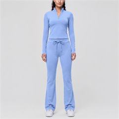 AYM044571 Quick Dry Yoga Set Long-Sleeve Leggings Top with Zip-Up Outer Layer Aoyema wholesale